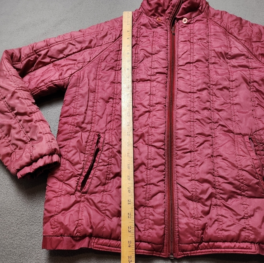 Vintage Pink Puffer Jacket - Picture 7 of 8